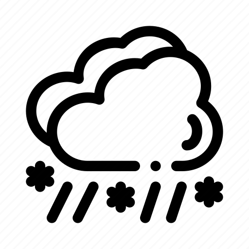 Cloud, rain, snow, cold, weather icon - Download on Iconfinder