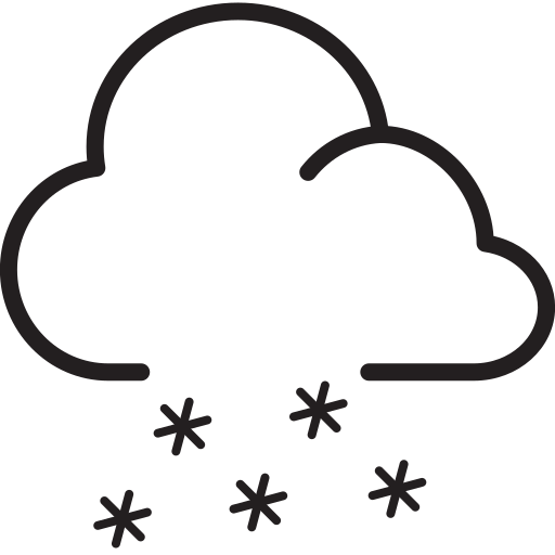 Cloud, snow, weather, winter icon - Free download