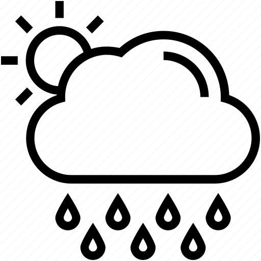 Clouds, rain, raining, sun icon - Download on Iconfinder