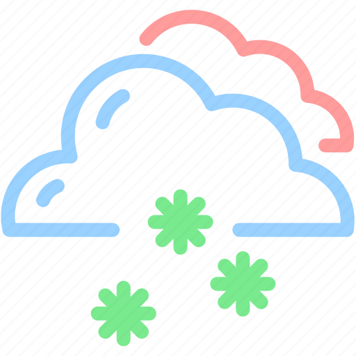 Cloud, forecast, snow, snowflake, snowy, winter icon - Download on Iconfinder