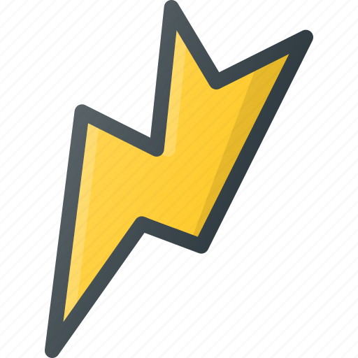 Flash, forcast, lightning, storm, weather icon - Download on Iconfinder