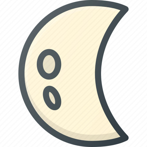 Forcast, half, moon, night, weather icon - Download on Iconfinder