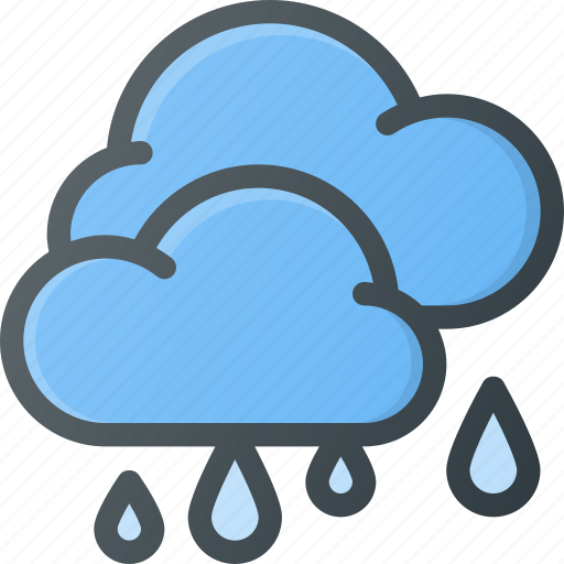 Cloud, forcast, rain, rainy, weather icon - Download on Iconfinder