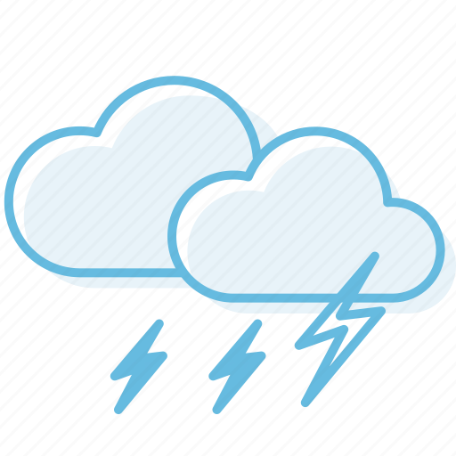 Cloud, cloudy, thunderstorm, weather icon - Download on Iconfinder