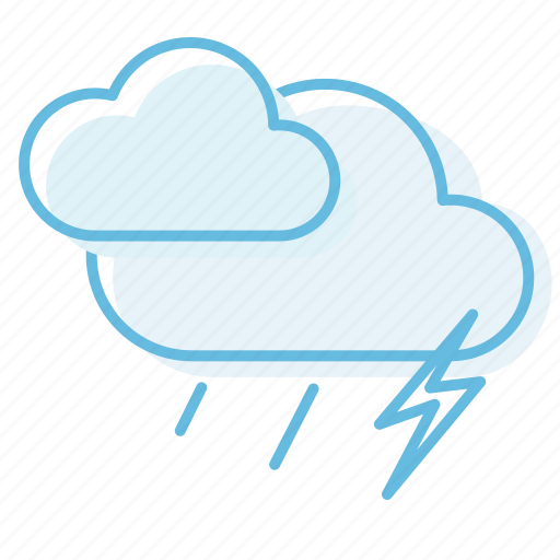 Cloud, cloudy, thunderstorm, weather icon - Download on Iconfinder