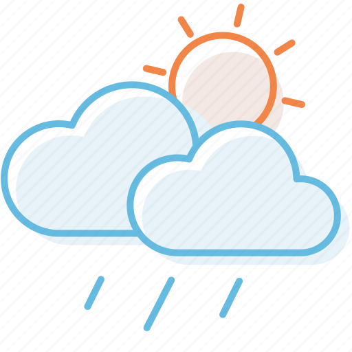 Cloud, cloudy, rain, sunny, sunshine, weather icon - Download on Iconfinder