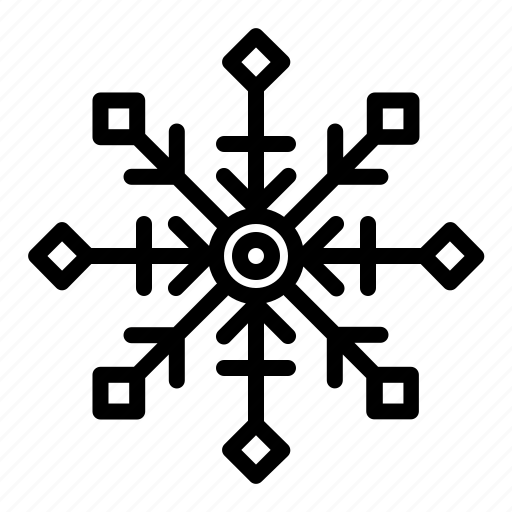 Winter, flake, snowflake icon - Download on Iconfinder