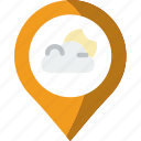 cloudy, forecast, weather