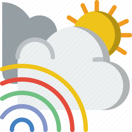 Forecast, rainbow, weather icon - Download on Iconfinder