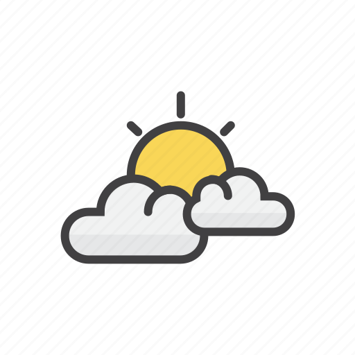 Clouds, partly, sunny, forecast icon - Download on Iconfinder