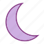 crescent moon, forcast, weather 