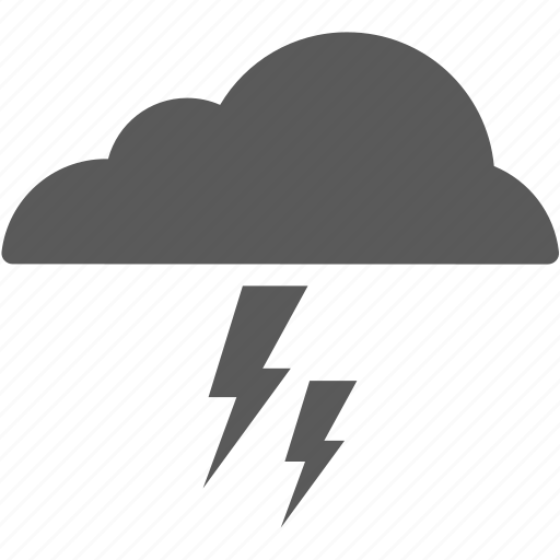 Cloud, forecast, lightning, thunderbolt icon - Download on Iconfinder