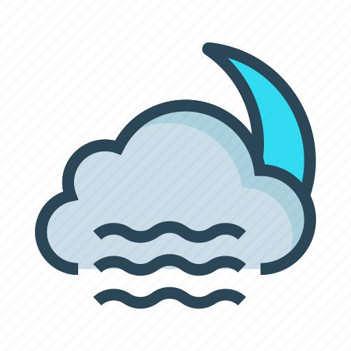 Climate, cloud, moon, night, sleep icon - Download on Iconfinder