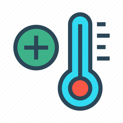 Climate, plus, temperature, thermometer, weather icon - Download on Iconfinder