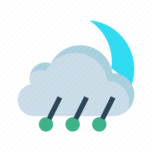 Climate, cloud, moon, night, weahter icon - Download on Iconfinder