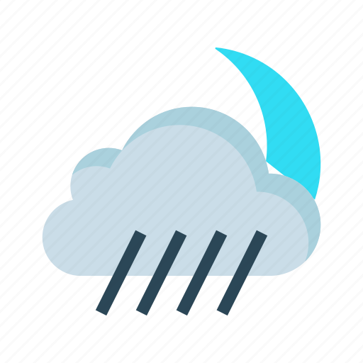 Climate, cloud, moon, night, weather icon - Download on Iconfinder