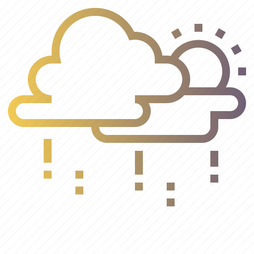 Cloud, drizzly, rainy, sky, sunny icon - Download on Iconfinder