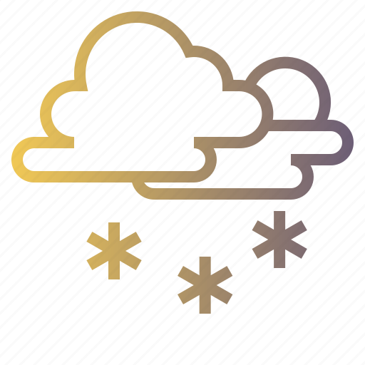 Cloud, sky, snow, snowing, sunny icon - Download on Iconfinder
