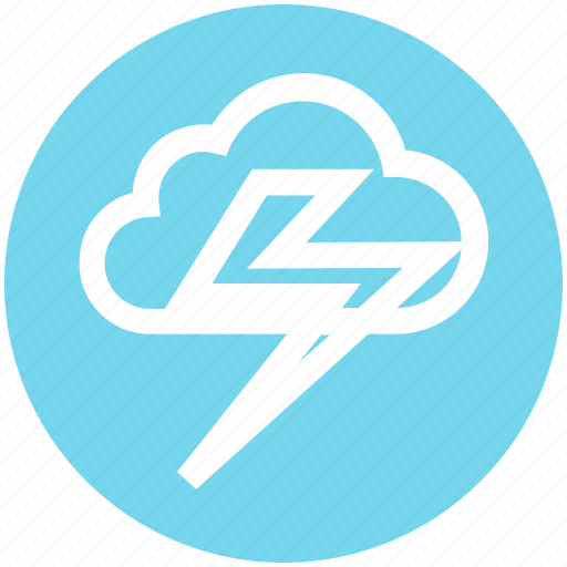 Cloud, lightning, meteo, meteorology, thunder, weather icon - Download on Iconfinder