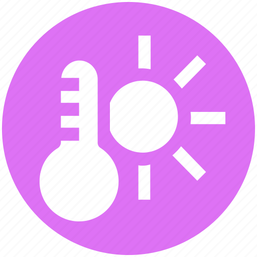Climate, hot, sun, temperature, thermometer, weather icon - Download on Iconfinder
