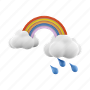 png, rain, cloudy, rainbow, cloud, weather, colorful 