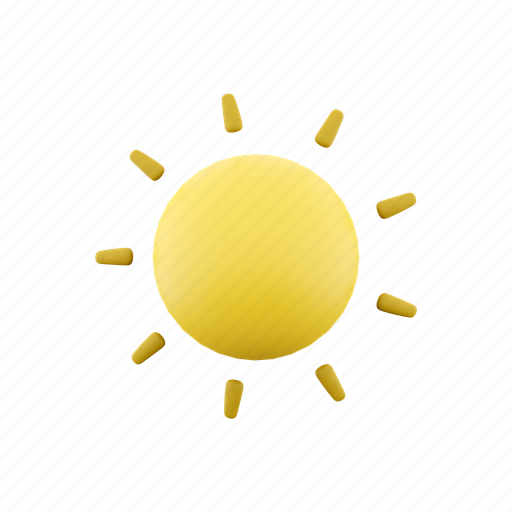 Png, sun, weather, forecast, cartoon, season, realistic 3D illustration - Download on Iconfinder