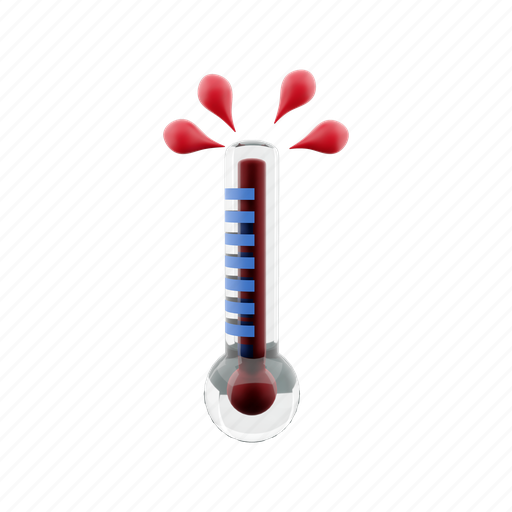 Png, temperature, extreme, measure, weather, thermometer, warm 3D illustration - Download on Iconfinder