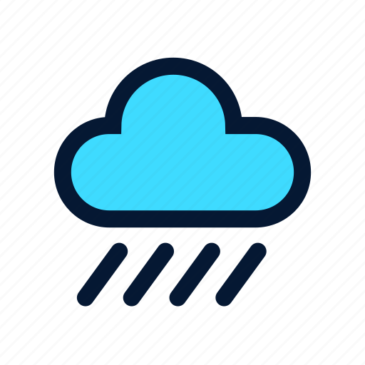 Cloud, heavy rain, rain, weather icon - Download on Iconfinder