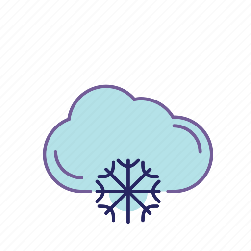 Cold, color, forecast, line, snow, weather, winter icon - Download on Iconfinder