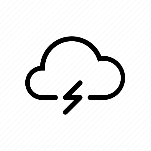 Cloud, cloudy, lighting, weather icon - Download on Iconfinder