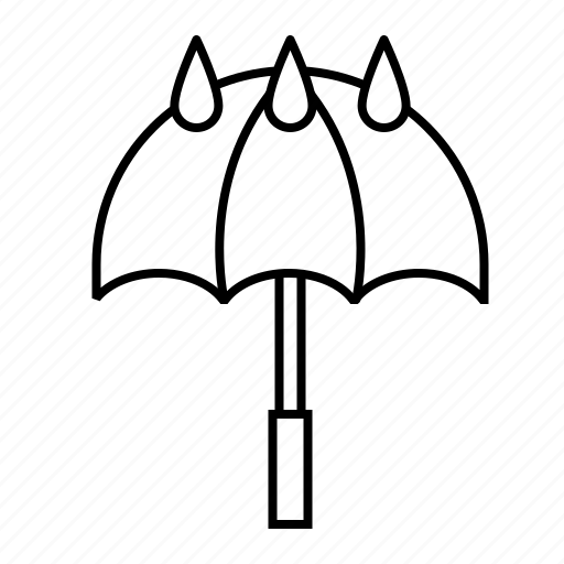 Cloud, drop, protection, rain, umbrella, water, weather icon - Download on Iconfinder