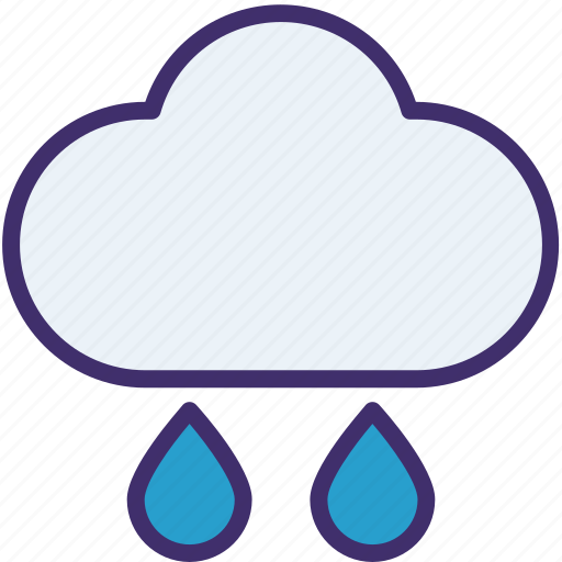Cloudy, drop, rain, rainy, water, weather icon - Download on Iconfinder