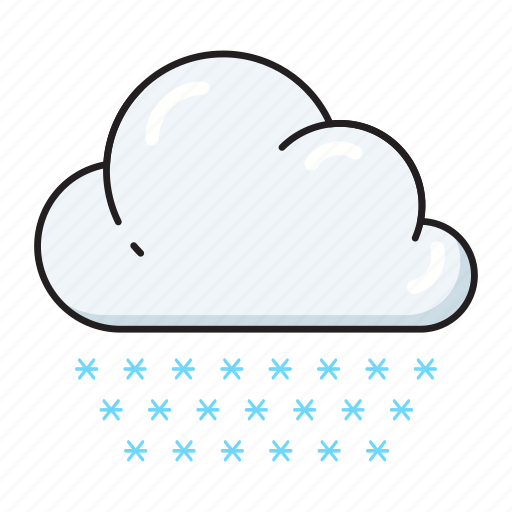 Cloud, forecast, snowflake, snowing, weather icon - Download on Iconfinder