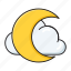 climate, cloud, forecast, moon, weather 