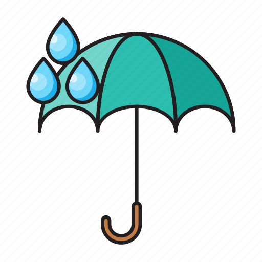 Climate, drop, rain, umbrella, weather icon - Download on Iconfinder