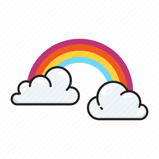 Cloud, forecast, nature, rainbow, weather icon - Download on Iconfinder