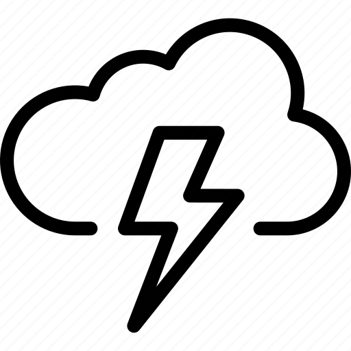 Cloud, danger, lightning, storm, thunder, thunderbolt, thunderstorm icon - Download on Iconfinder