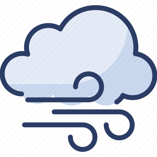 Blast, blowing, breezy, cloud, flowing, gusts, wind icon - Download on Iconfinder
