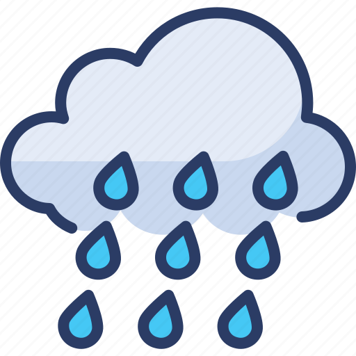 Cloud, darkness, rain, rainy, seasonal, thunderstorm, wet icon - Download on Iconfinder