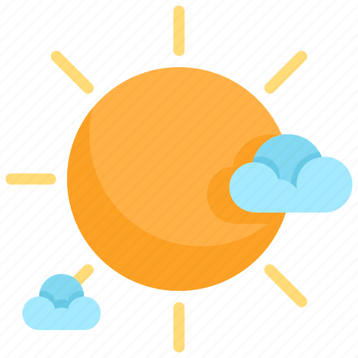 Cloud, summer, sun, sunny, warm, weather icon - Download on Iconfinder