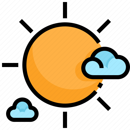Cloud, summer, sun, sunny, warm, weather icon - Download on Iconfinder
