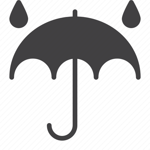 Raindrop, rainy, umbrella, weather icon - Download on Iconfinder