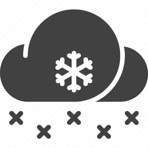 Cloud, snowflake, snowy, weather icon - Download on Iconfinder