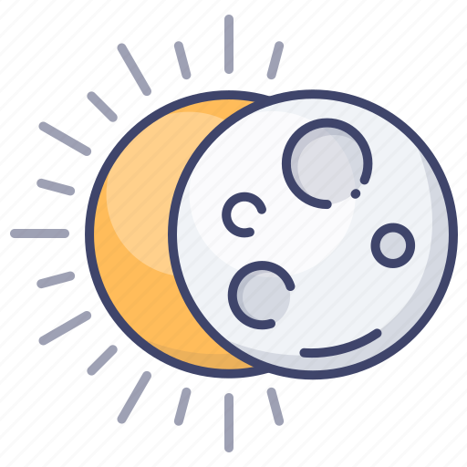 Eclipse, moon, sun, astronomy icon - Download on Iconfinder