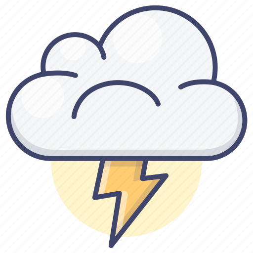 Weather, thunder, lightning, forecast icon - Download on Iconfinder