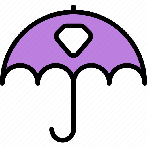 Rainy, weather, tools and utensils, umbrella, rain, protection icon - Download on Iconfinder