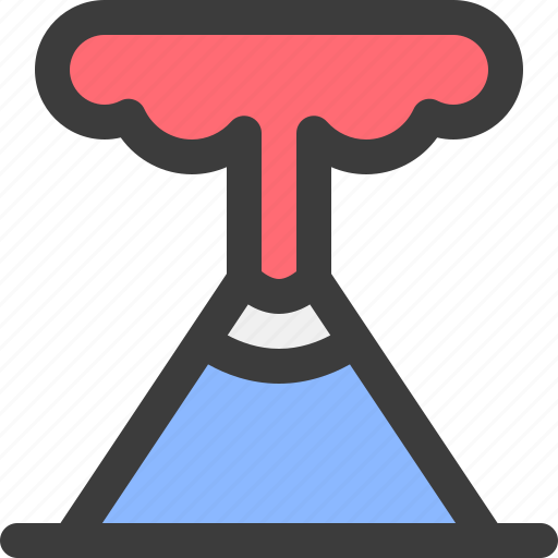 Eruption, disaster, vulcano, natural, vulcanic icon - Download on Iconfinder