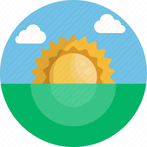 Climate, sunrise, clouds, sunset, weather, sun icon - Download on Iconfinder