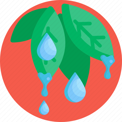 Forecast, droplets, leafs, mist, weather, cold icon - Download on Iconfinder