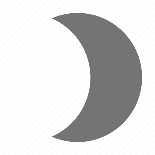 Crescent, moon, waning icon - Download on Iconfinder